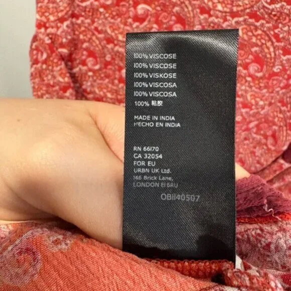 LIKE NEW- FREE PEOPLE -Luna Scarf Print Tunic DRESS/TOP - Picture 10 of 10